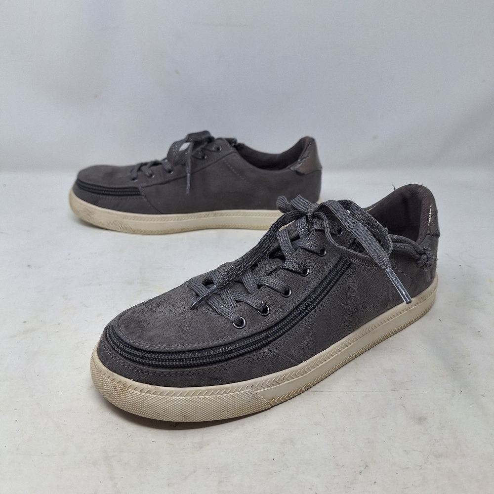 Billy Footwear Zippered Toe Classic Lace Up Low Top Fashion Sneakers Size 7.5
